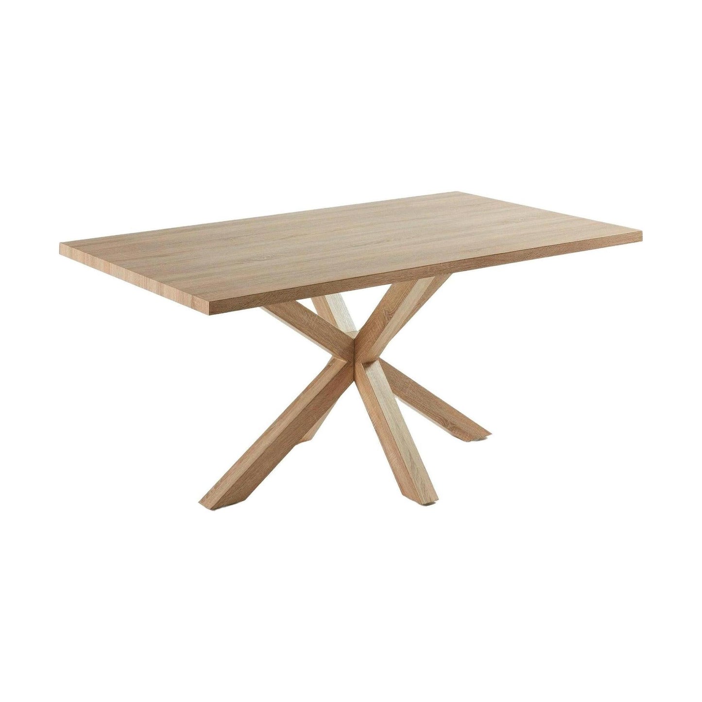 Kave Home Argo eettafel rechthoek 180x100 cm Natural/Natural