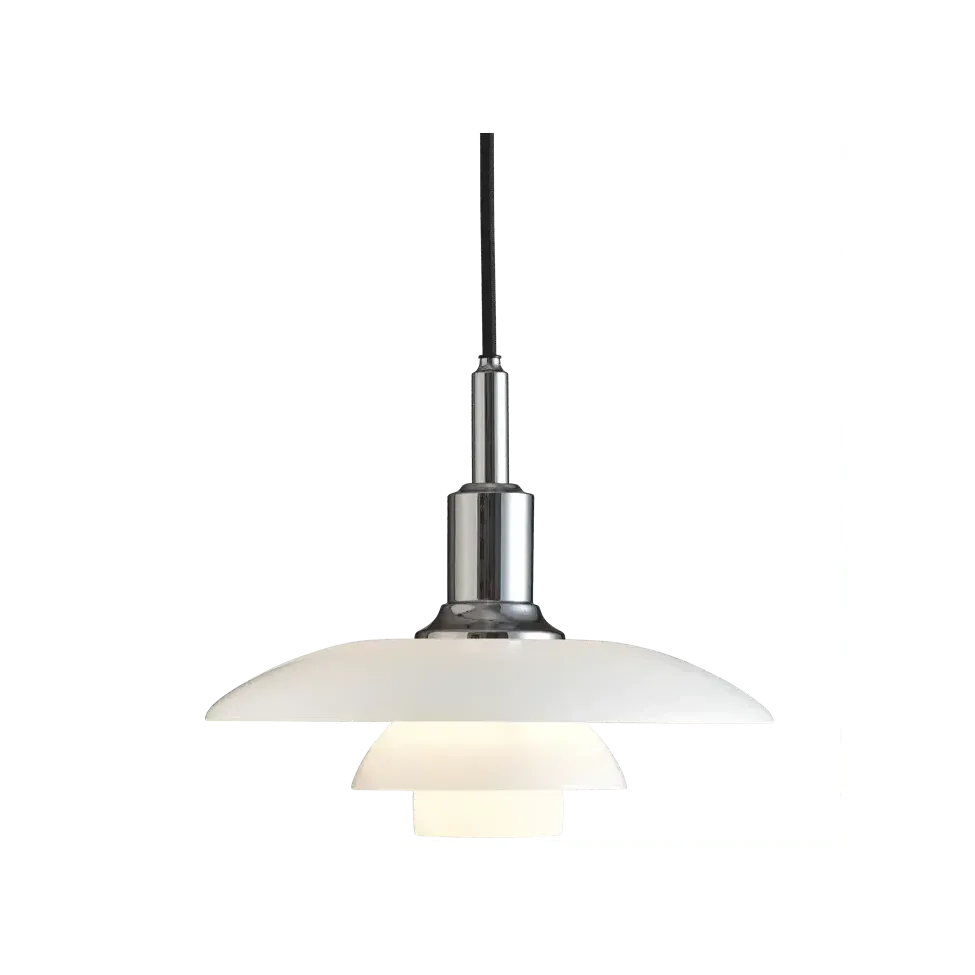 Louis Poulsen PH 3/2 hanglamp Chrome Plated