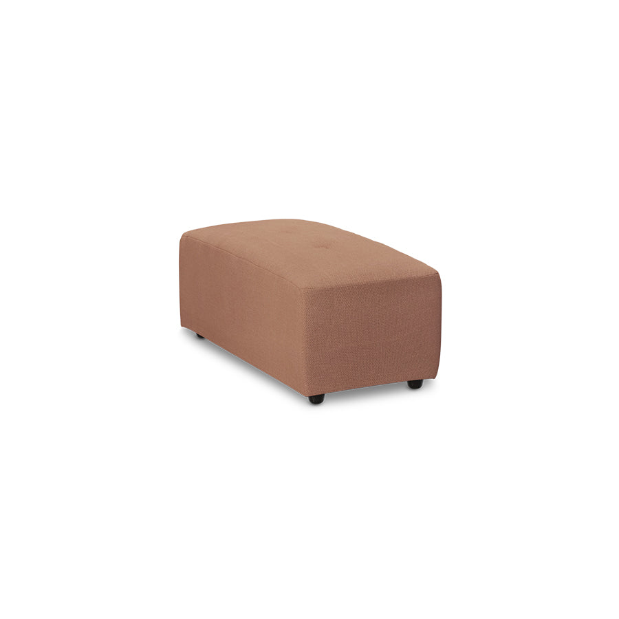 HKliving Vint hocker small Linen Dusty Rose