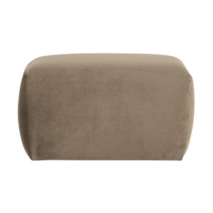 WOOOD Mojo Base poef velvet Khaki