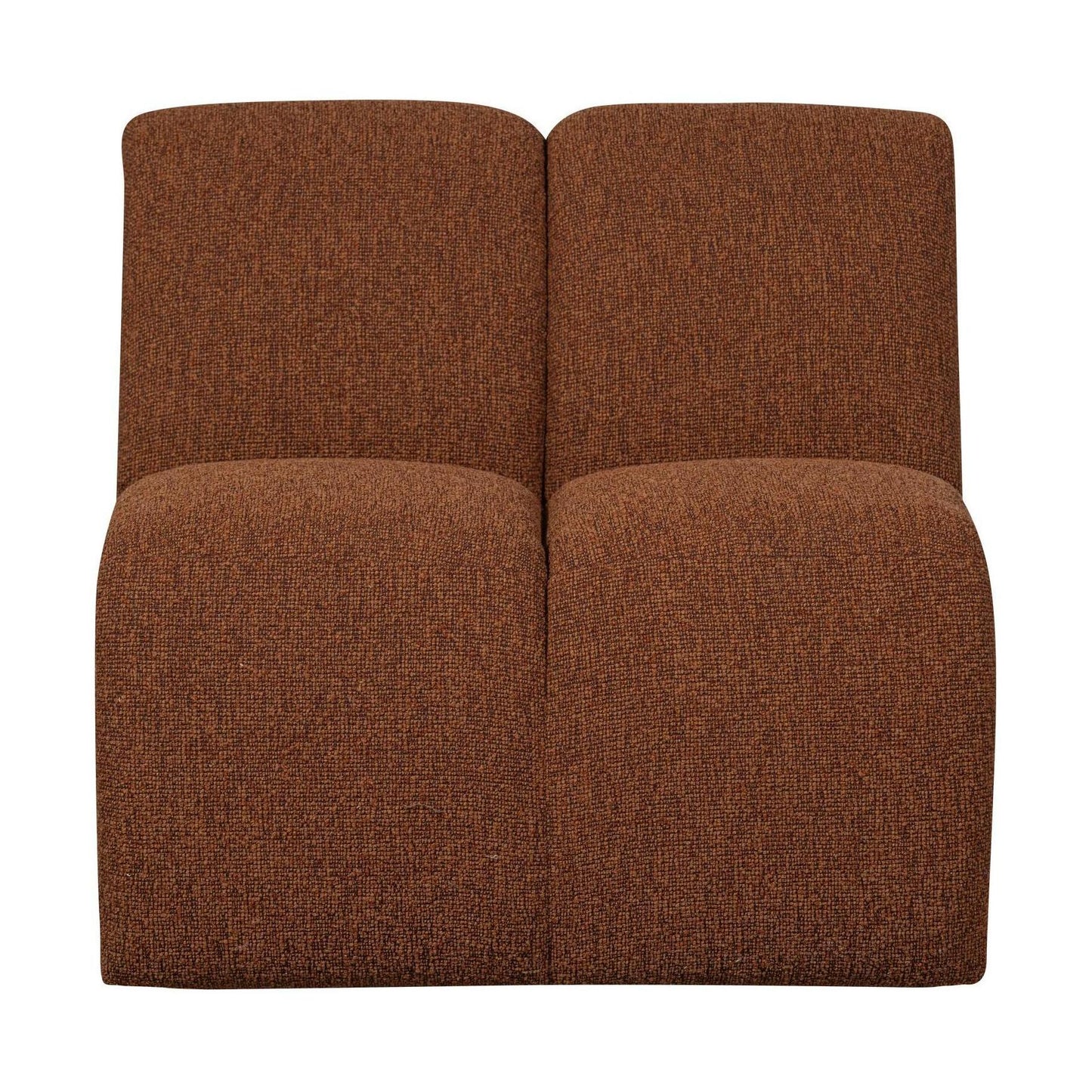 WOOOD Mojo 1-zits bank bouclé Roestbruin Melange