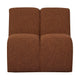 WOOOD Mojo 1-zits bank bouclé Roestbruin Melange