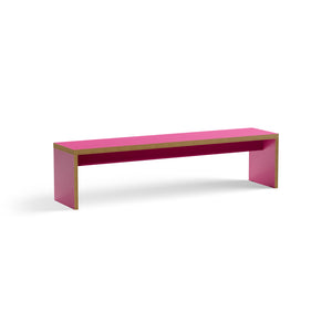 HKliving Bench eetkamerbank 180cm Raspberry