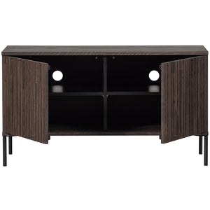 WOOOD New Gravure tv-meubel 100 cm Espresso