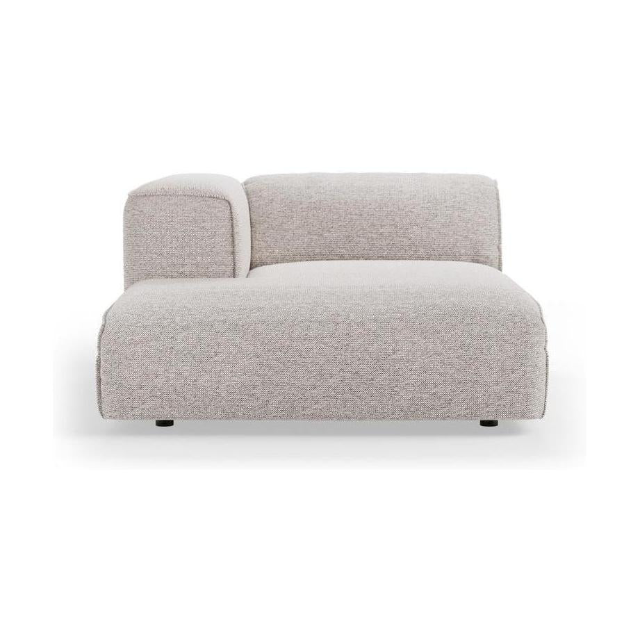HKliving Flake bank left divan Sneak Light Grey