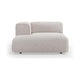 HKliving Flake bank left divan Sneak Light Grey