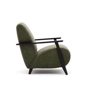 Kave Home Meghan fauteuil Green zwart