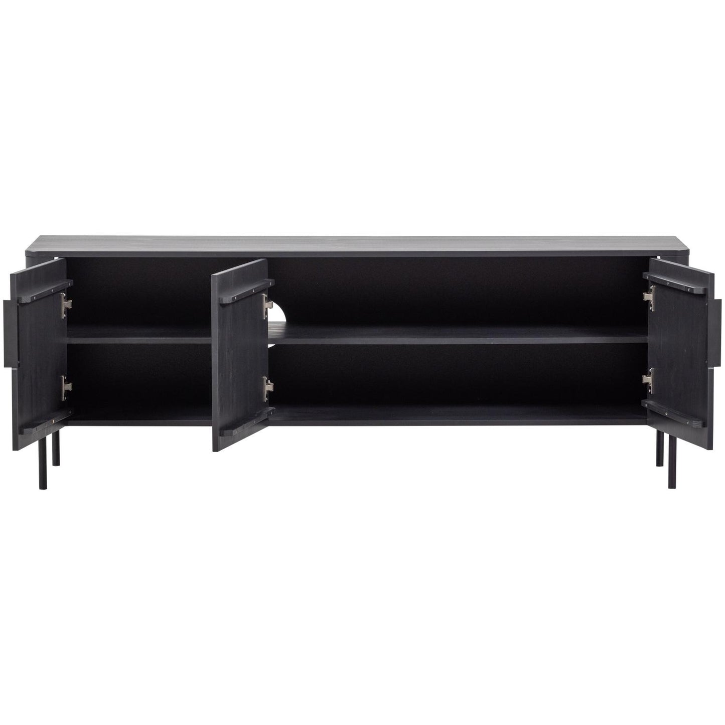 WOOOD Gunnar tv-meubel 154 cm Matzwart