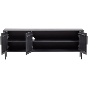 WOOOD Gunnar tv-meubel 154 cm Matzwart