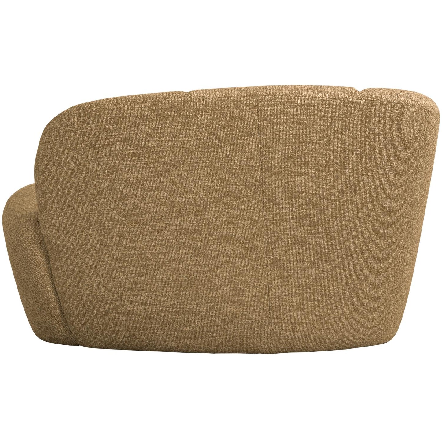 WOOOD Mojo 2-zits bankje arm links bouclé Geel/Bruin Melange