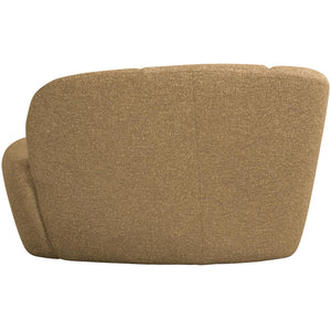 WOOOD Mojo 2-zits bankje arm links bouclé Geel/Bruin Melange