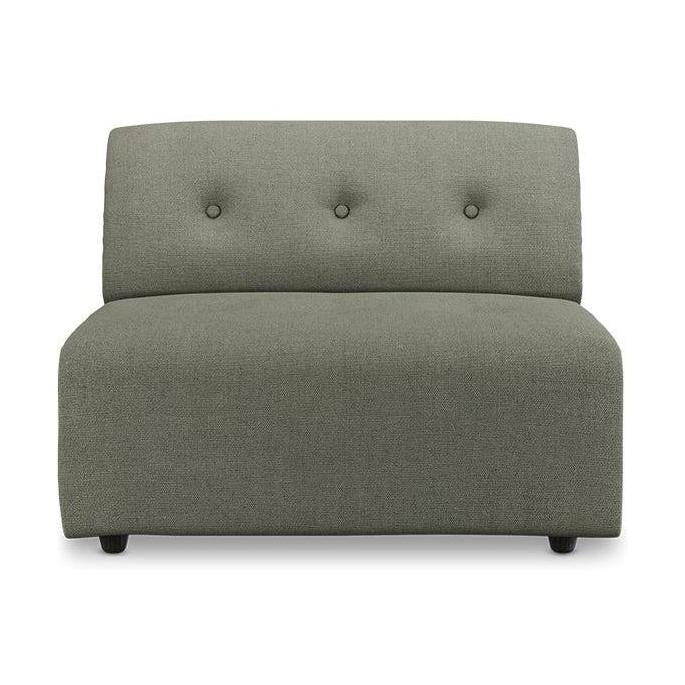 HKliving Vint bank middle Linen Army Green