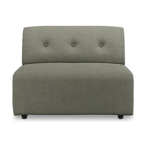 HKliving Vint bank middle Linen Army Green