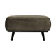WOOOD Statement hocker Velvet Warm Groen