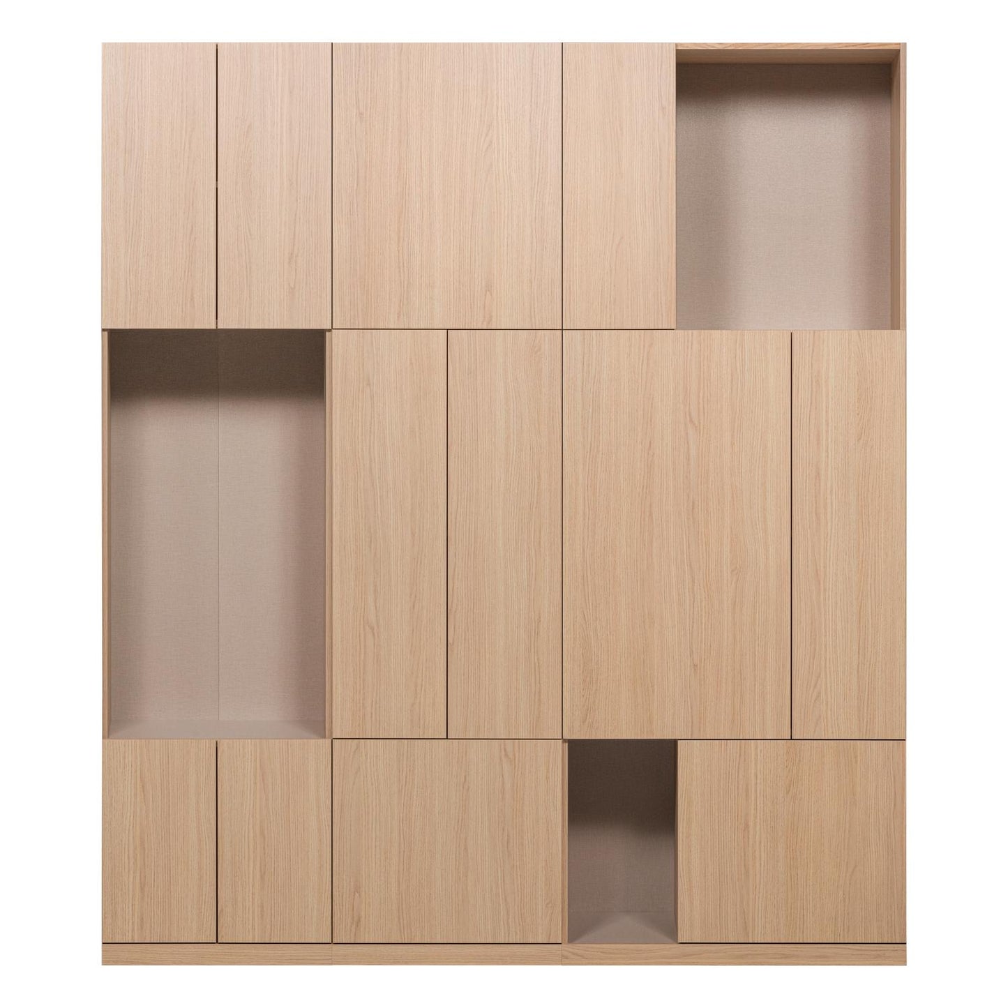 WOOOD Build wandkast 188 cm Naturel