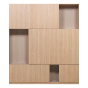 WOOOD Build wandkast 188 cm Naturel