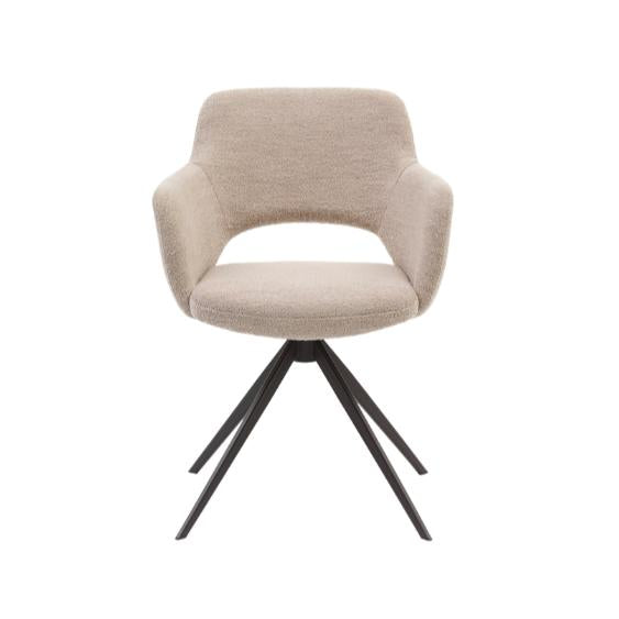 HelloChair HC31 Lillem eetkamerstoel Alpine Naturel spinpoot zwart