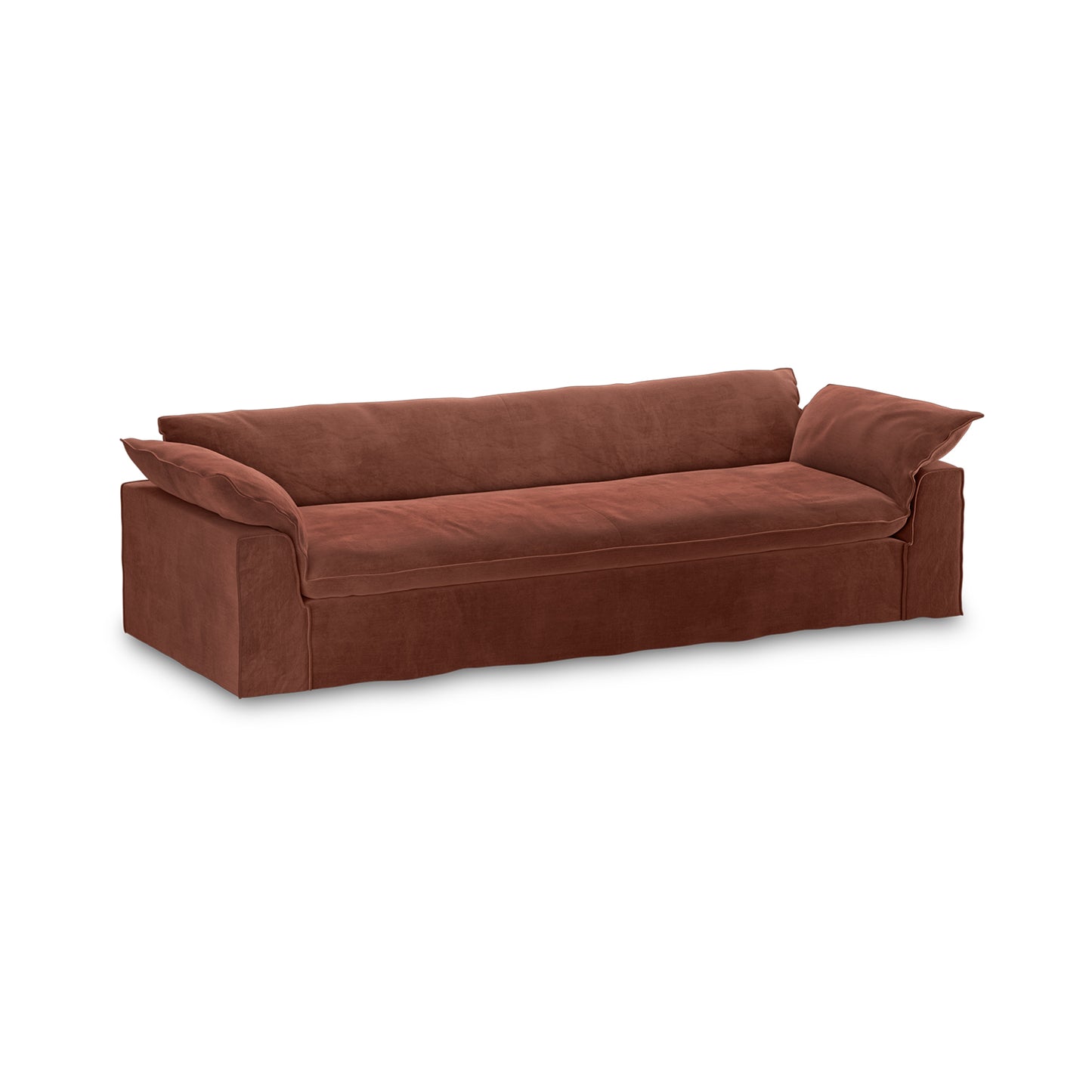 HKliving Nomad bank 305 cm Royal Velvet Magnolia