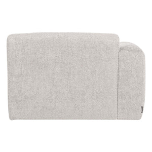 WOOOD Mojo Base chaise longue bank arm links wollig Ecru