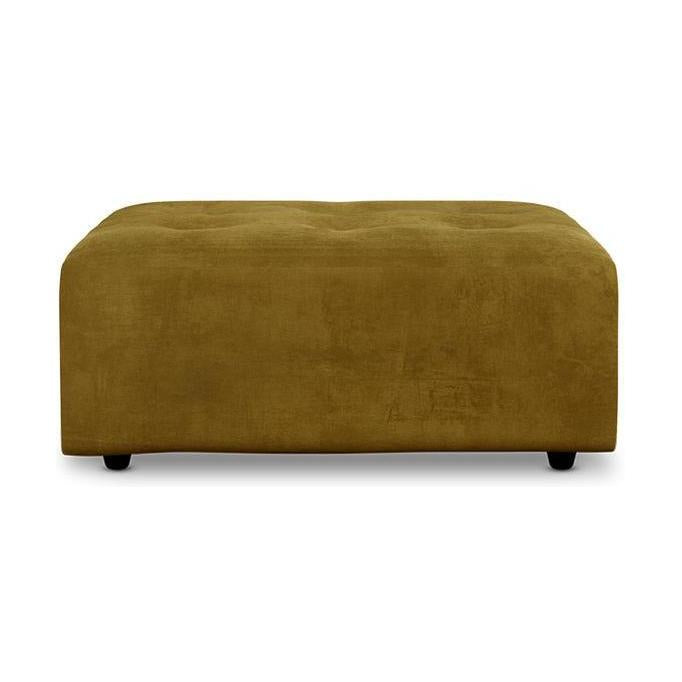 HKliving Vint hocker Royal Velvet Olive