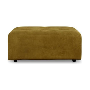 HKliving Vint hocker Royal Velvet Olive