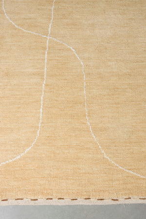 Zuiver Doodle vloerkleed 200x300 cm Beige