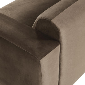 WOOOD Mojo Base 2-zits bank arm rechts velvet Taupe