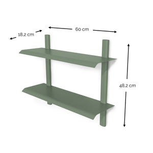 Spinder Design Hola 3 wandplank Dusty Green