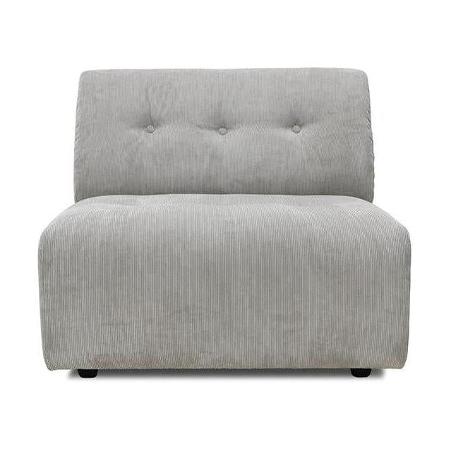 HKliving Vint bank middle Corduroy Rib Cream
