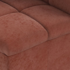 HKliving Wave bank corner Royal Velvet Magnolia