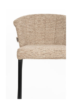 Dutchbone Georgia barkruk H73 Soft Brown