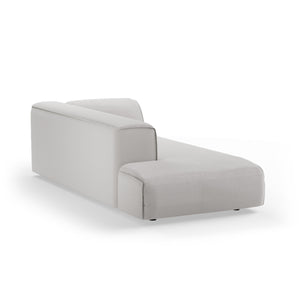 HKliving Flake bank left longchair Corduroy Rib Cream