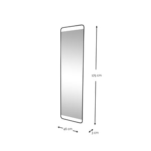 Spinder Design Rex Mirror L spiegel Zwart