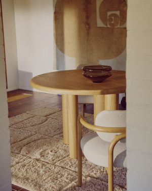 Kave Home Mailen eettafel Ø120 cm Naturel