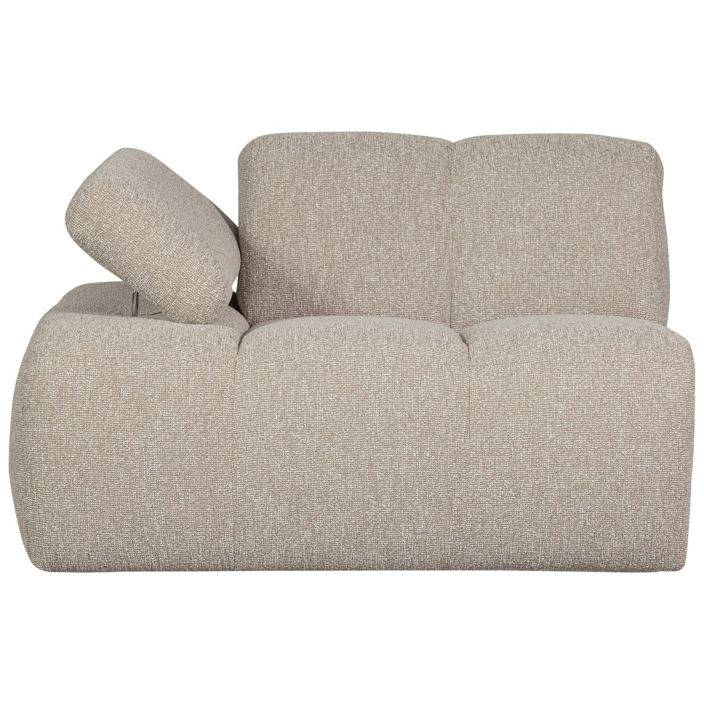 WOOOD Mojo 1-zits bank arm links bouclé Beige