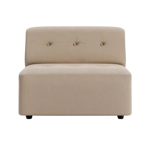 HKliving Vint bank middle Knotted Beige