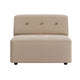 HKliving Vint bank middle Knotted Beige