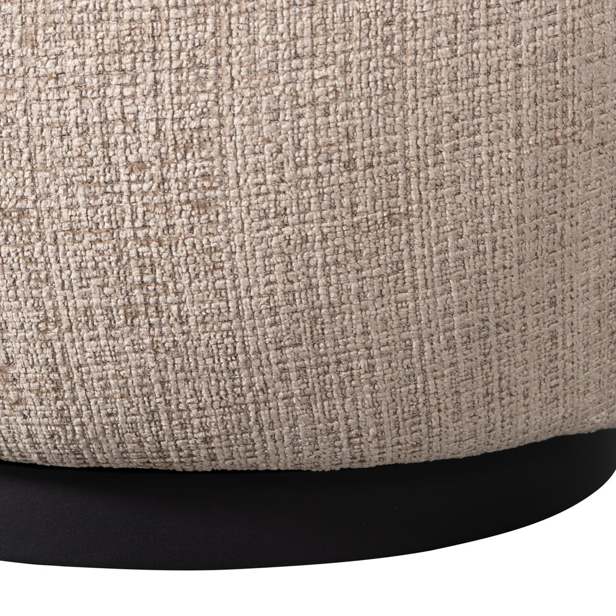 WOOOD Woolly fauteuil draaibaar chenille Zand