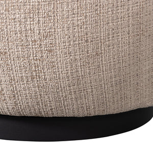 WOOOD Woolly fauteuil draaibaar chenille Zand