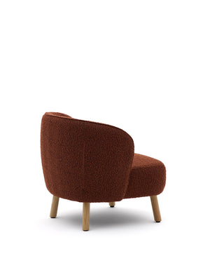 Kave Home Ulit fauteuil Terracotta naturel