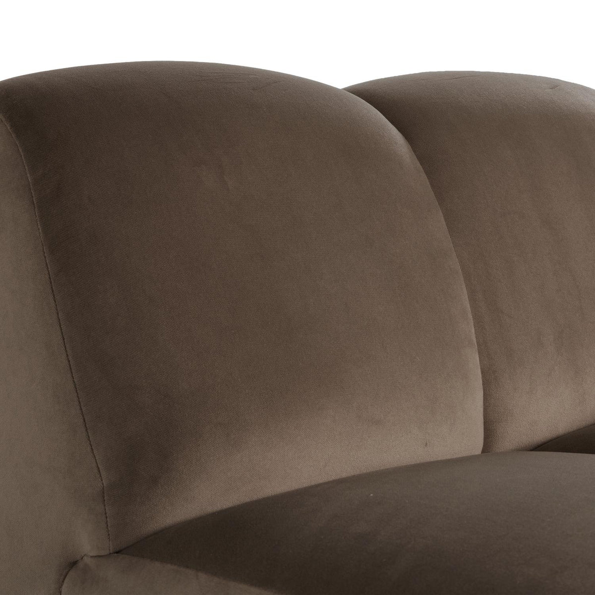 WOOOD Mojo 1-zits bank arm rechts velvet Taupe