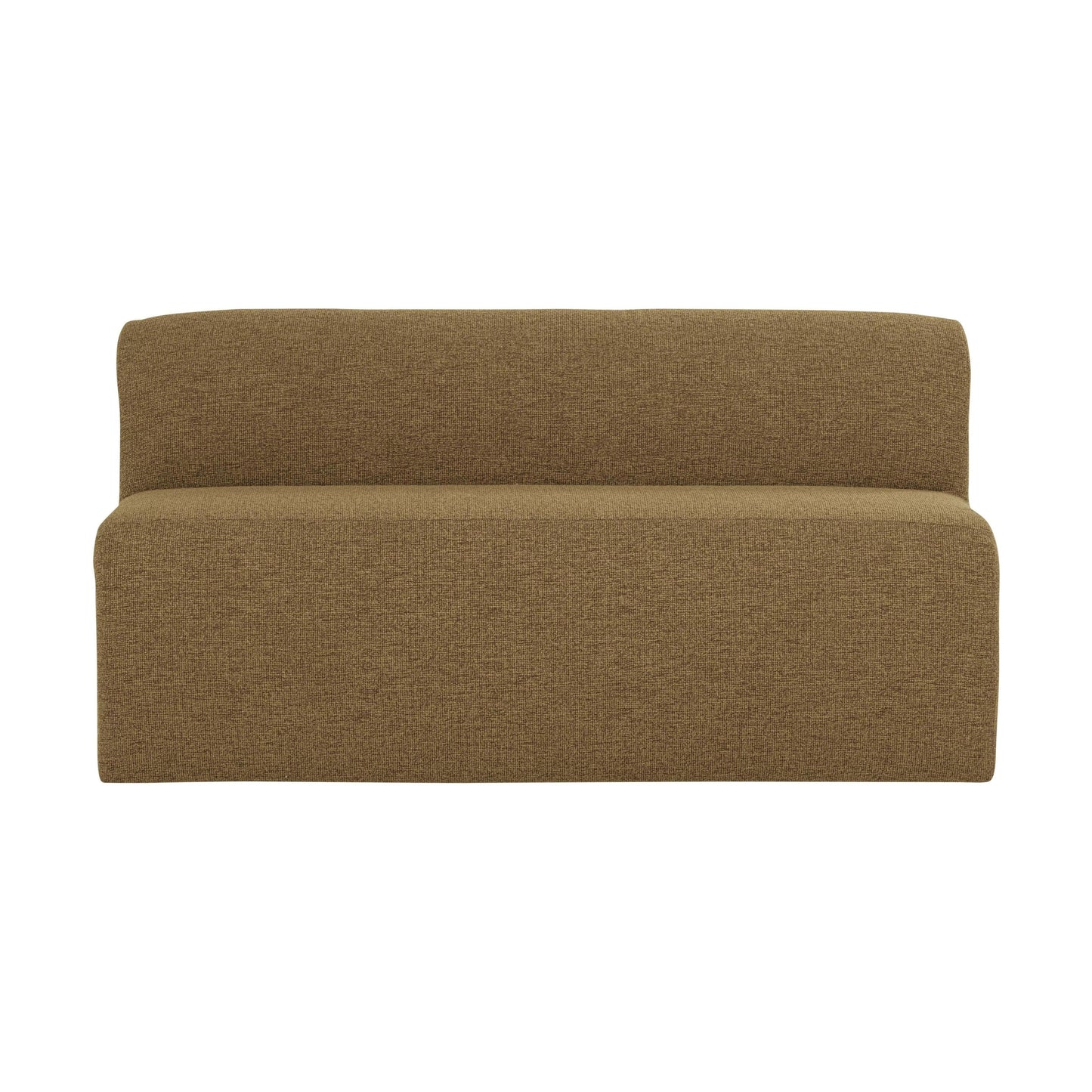 WOOOD Mojo Base eetkamerbank 164 cm bouclé Geel/Bruin