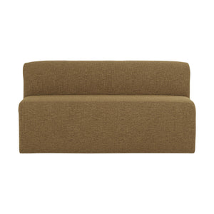 WOOOD Mojo Base eetkamerbank 164 cm bouclé Geel/Bruin