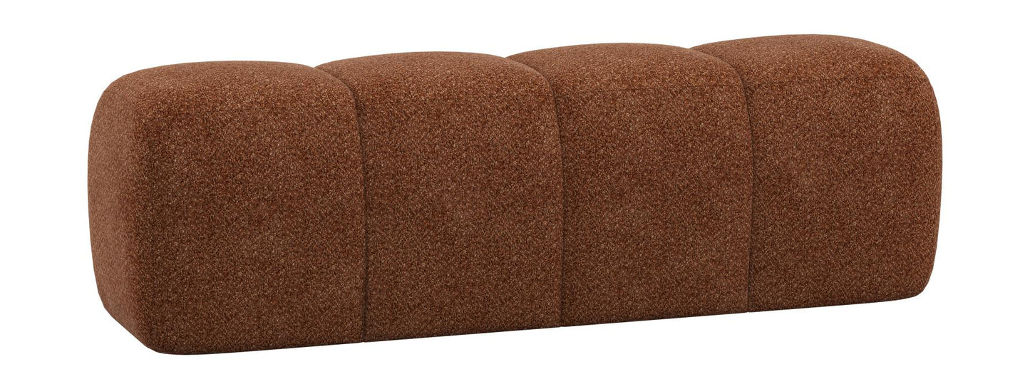 WOOOD Mojo eetbank 164 cm Wollig Roestbruin