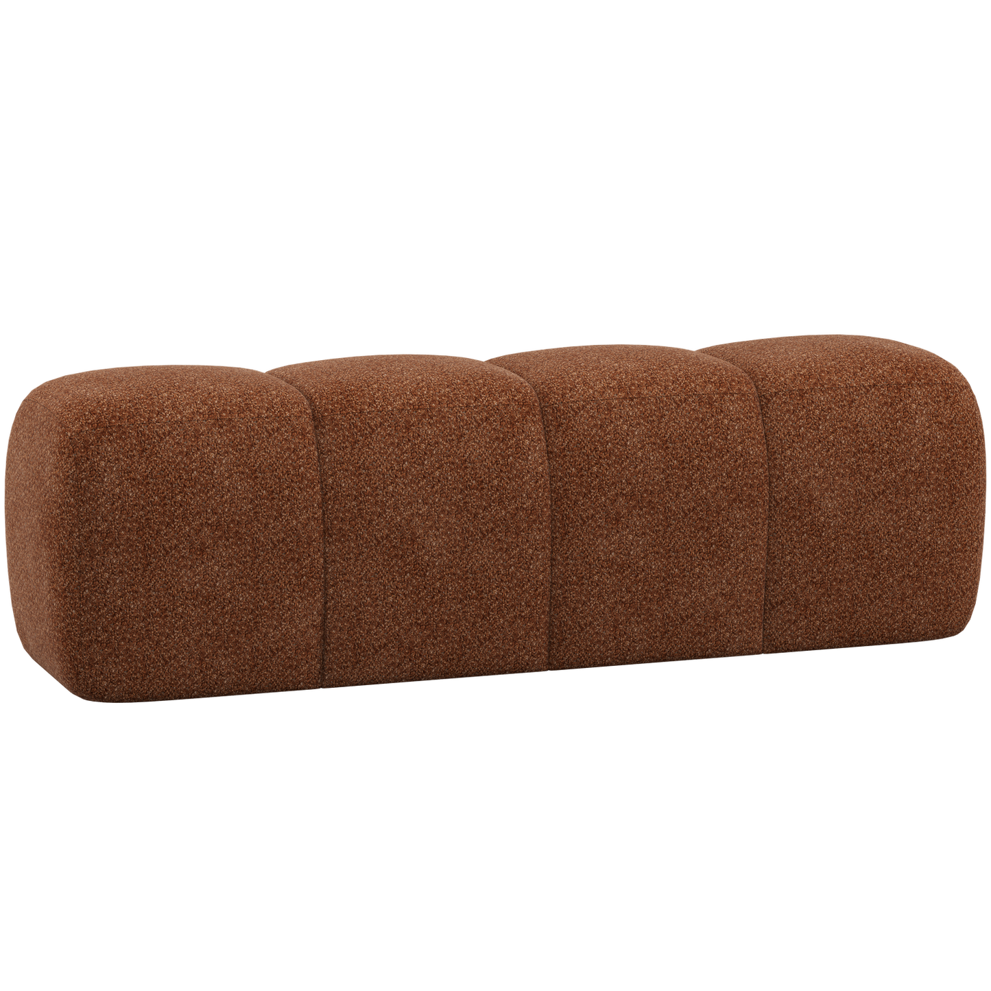 WOOOD Mojo eetbank 164 cm Wollig Roestbruin
