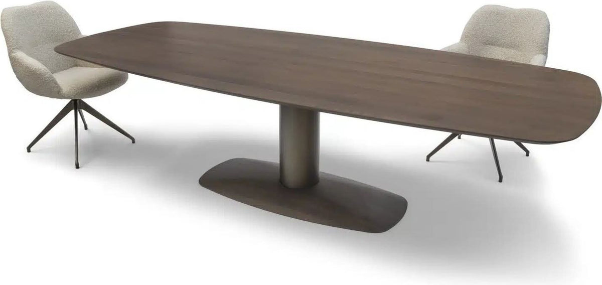 Bree's New World Blizz eettafel 220x110 cm eiken Havana poot anodic brown