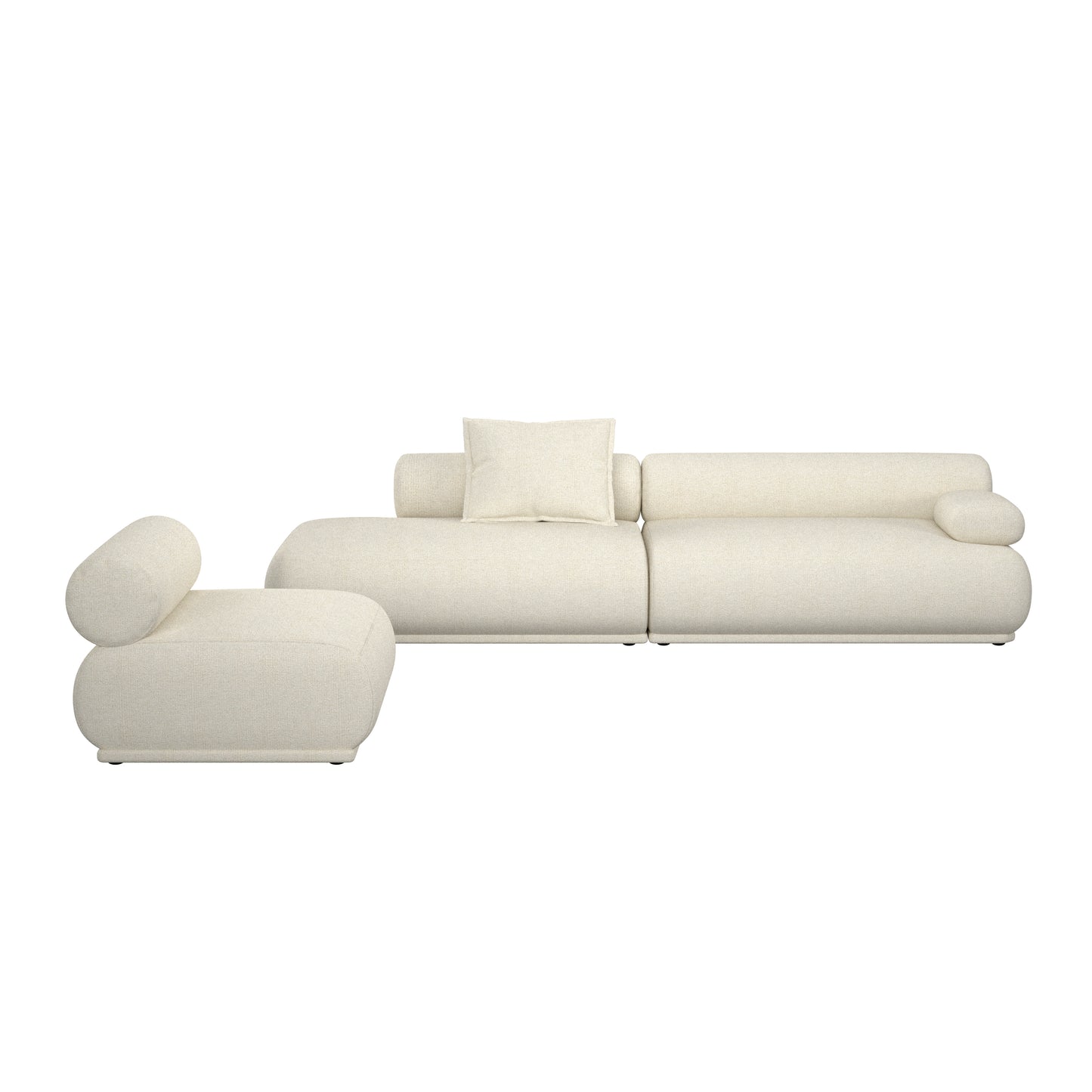 Zuiver Rembrandt 4,5-zitsbank rechts Beige