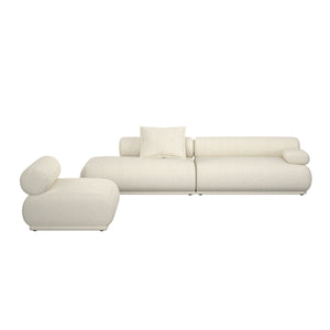 Zuiver Rembrandt 4,5-zitsbank rechts Beige
