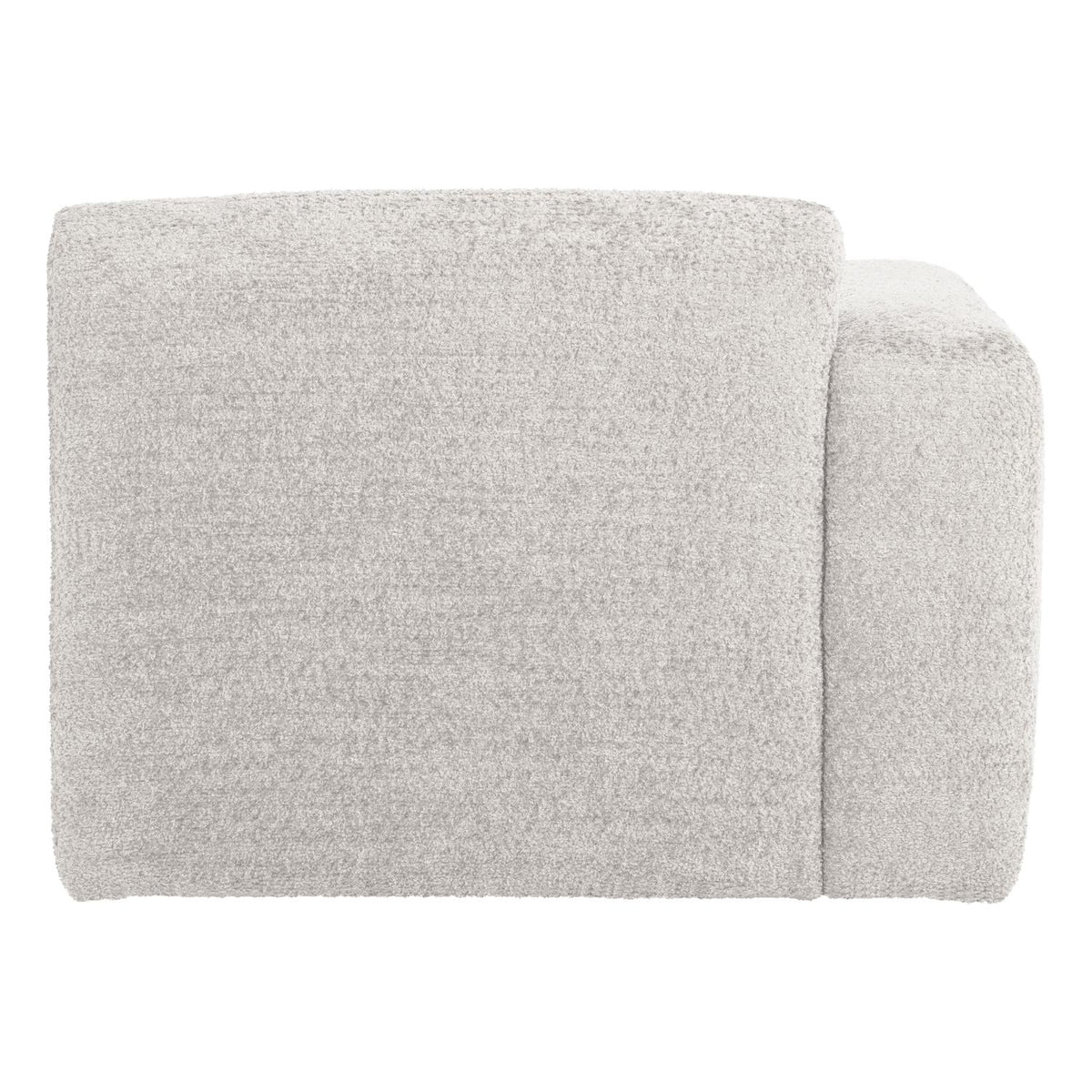 WOOOD Mojo Base 1-zits bank arm links wollig Ecru