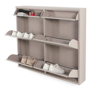 Spinder Design Billy 6 schoenenkast Silky Taupe